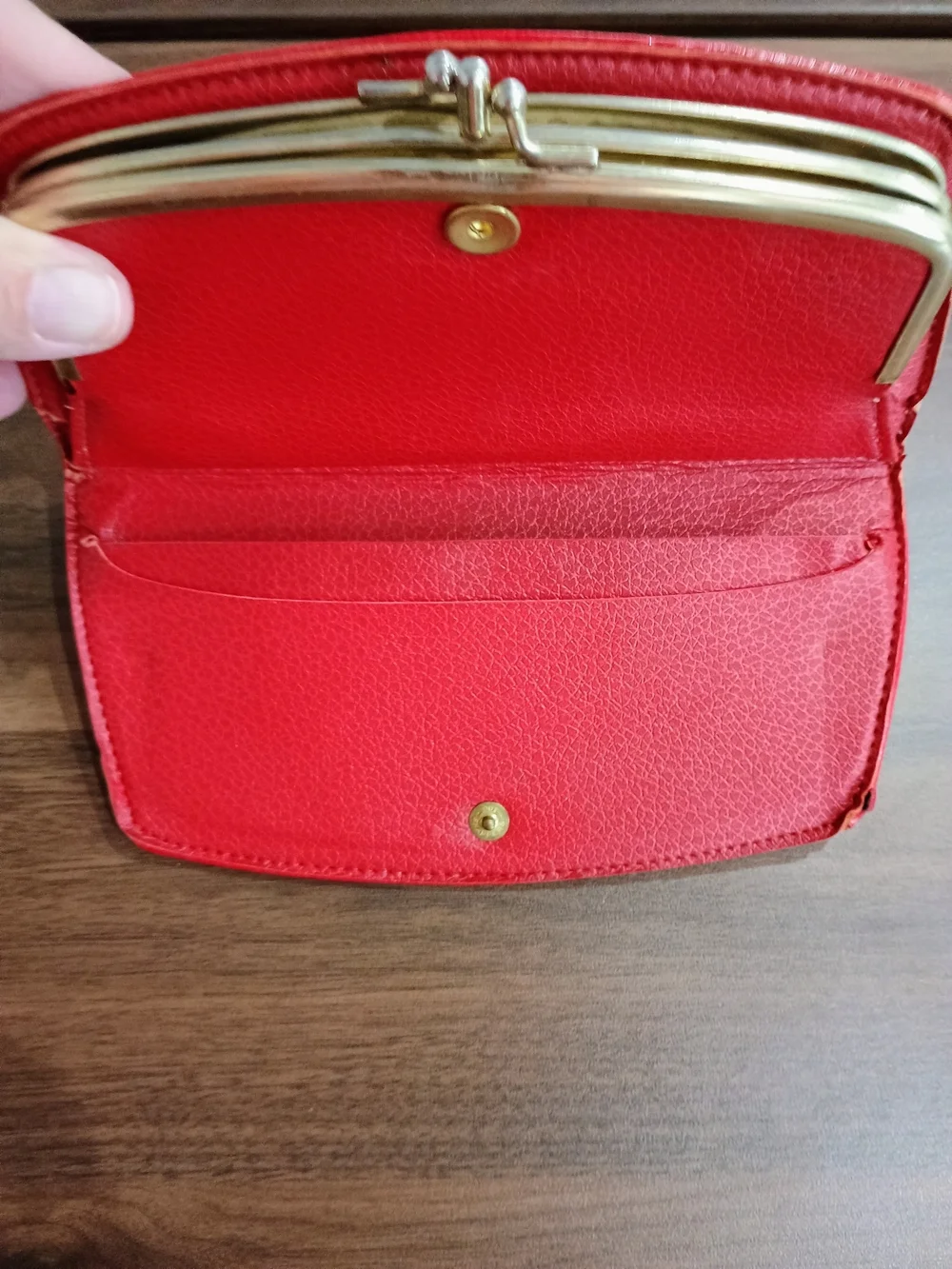 Red Patent Wallet Clutch - Women's Wallet